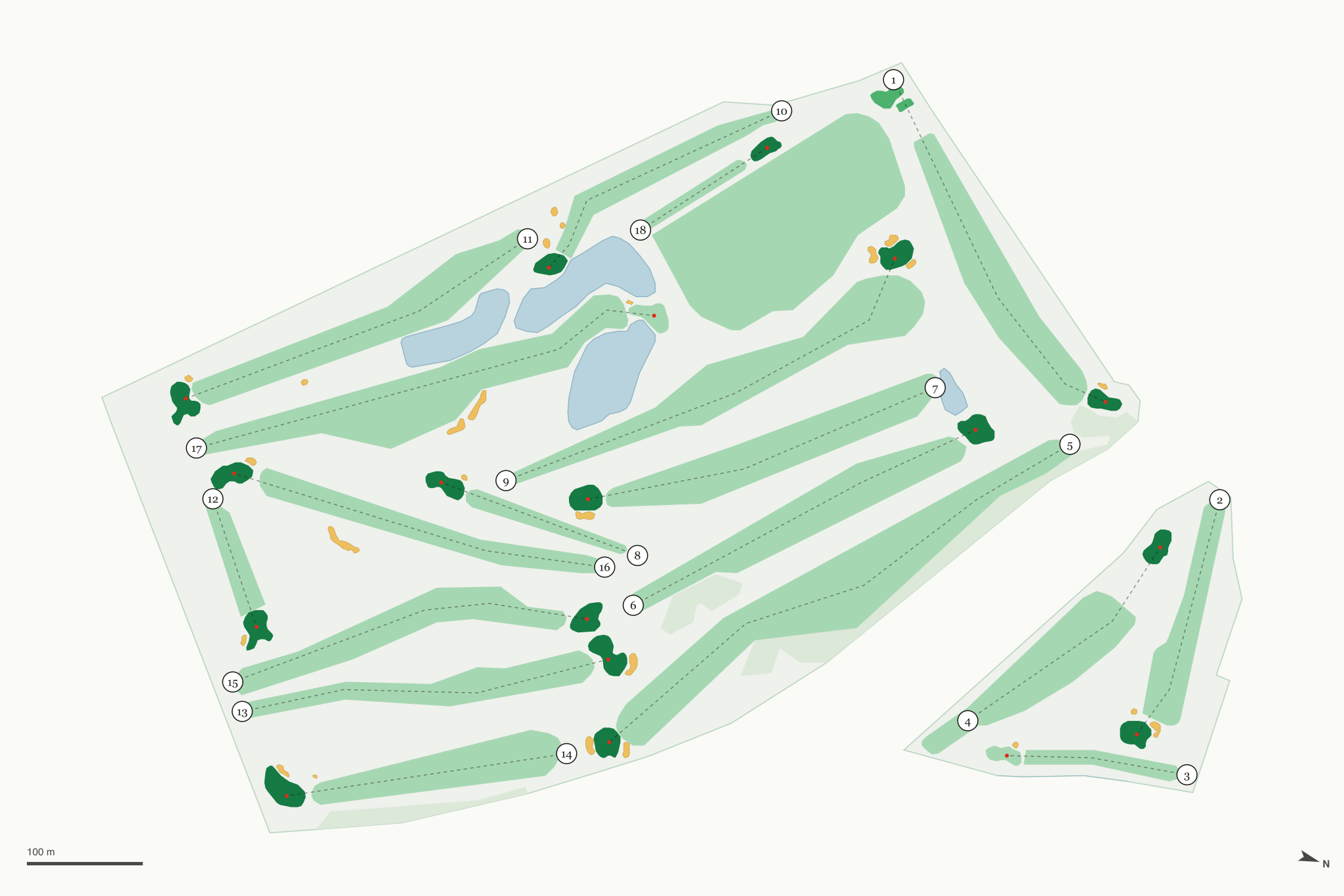 Map of Schneiter's Riverside Golf