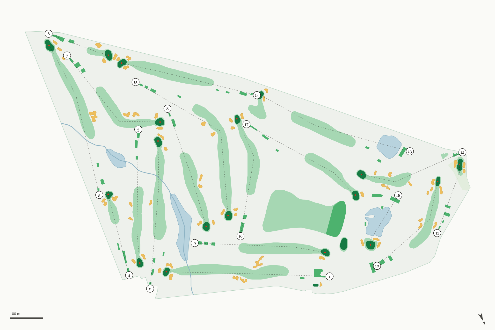 Map of Sandpiper Golf Club