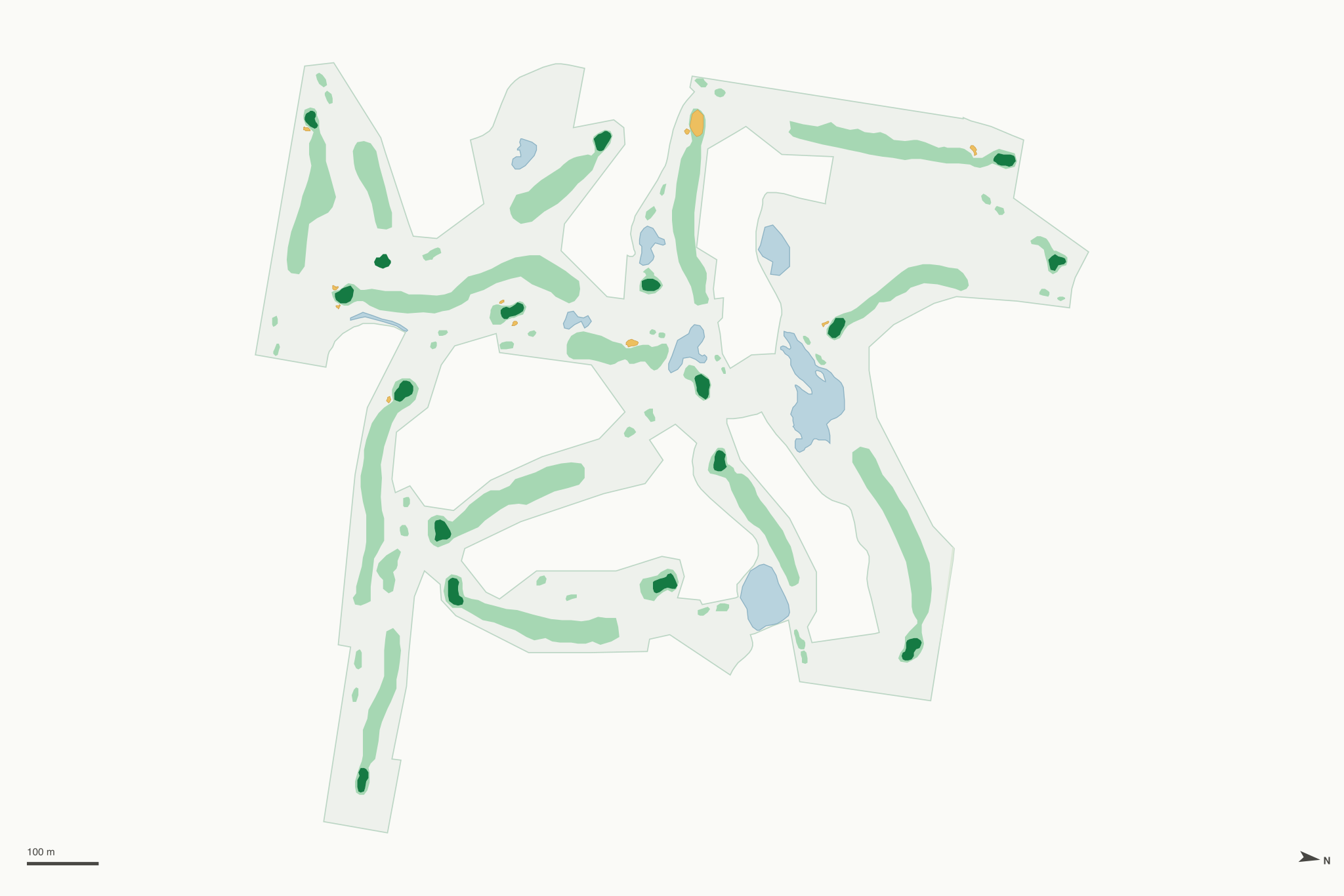 Map of Apostle Highlands Golf Course