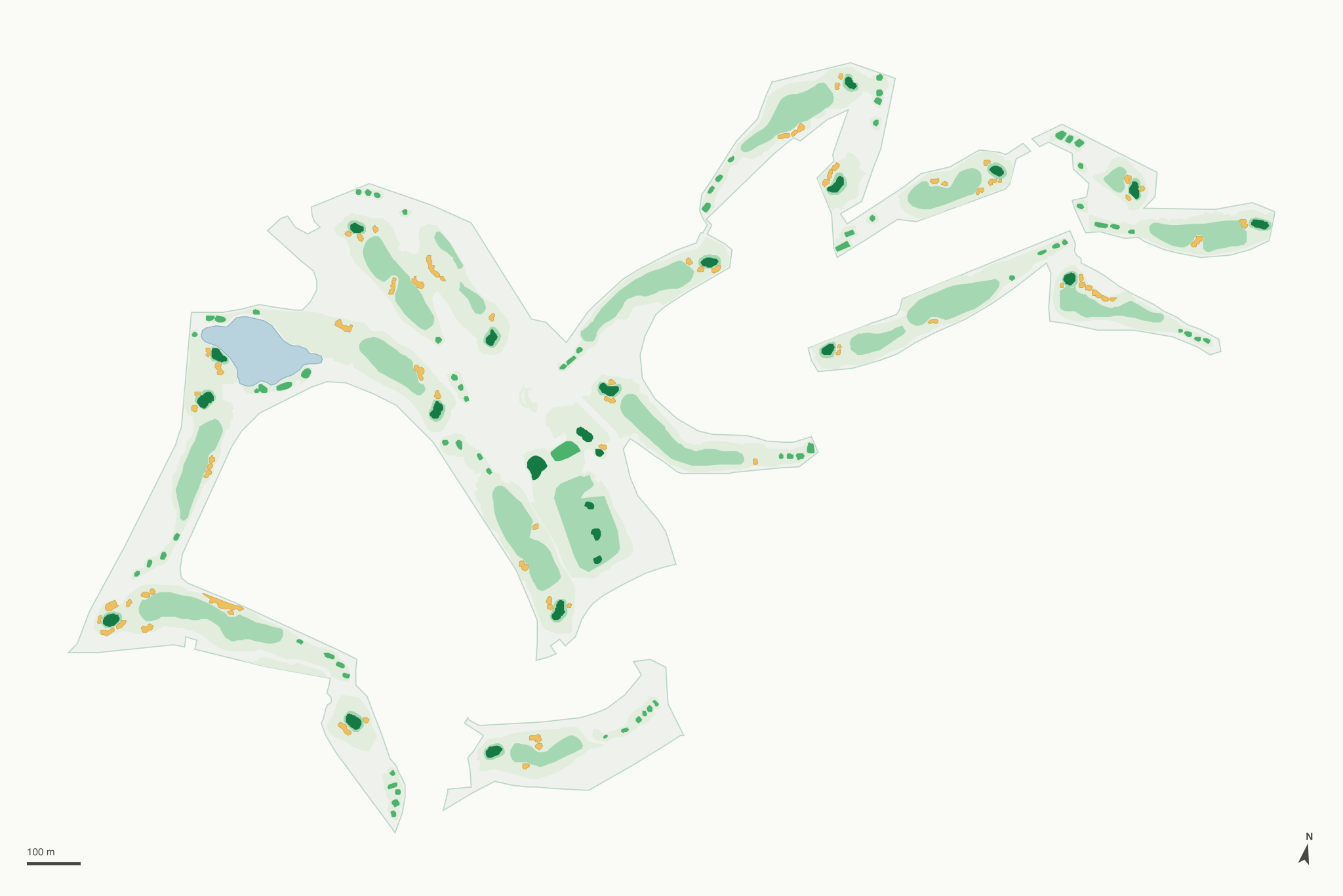 Map of D'Andrea Golf Club