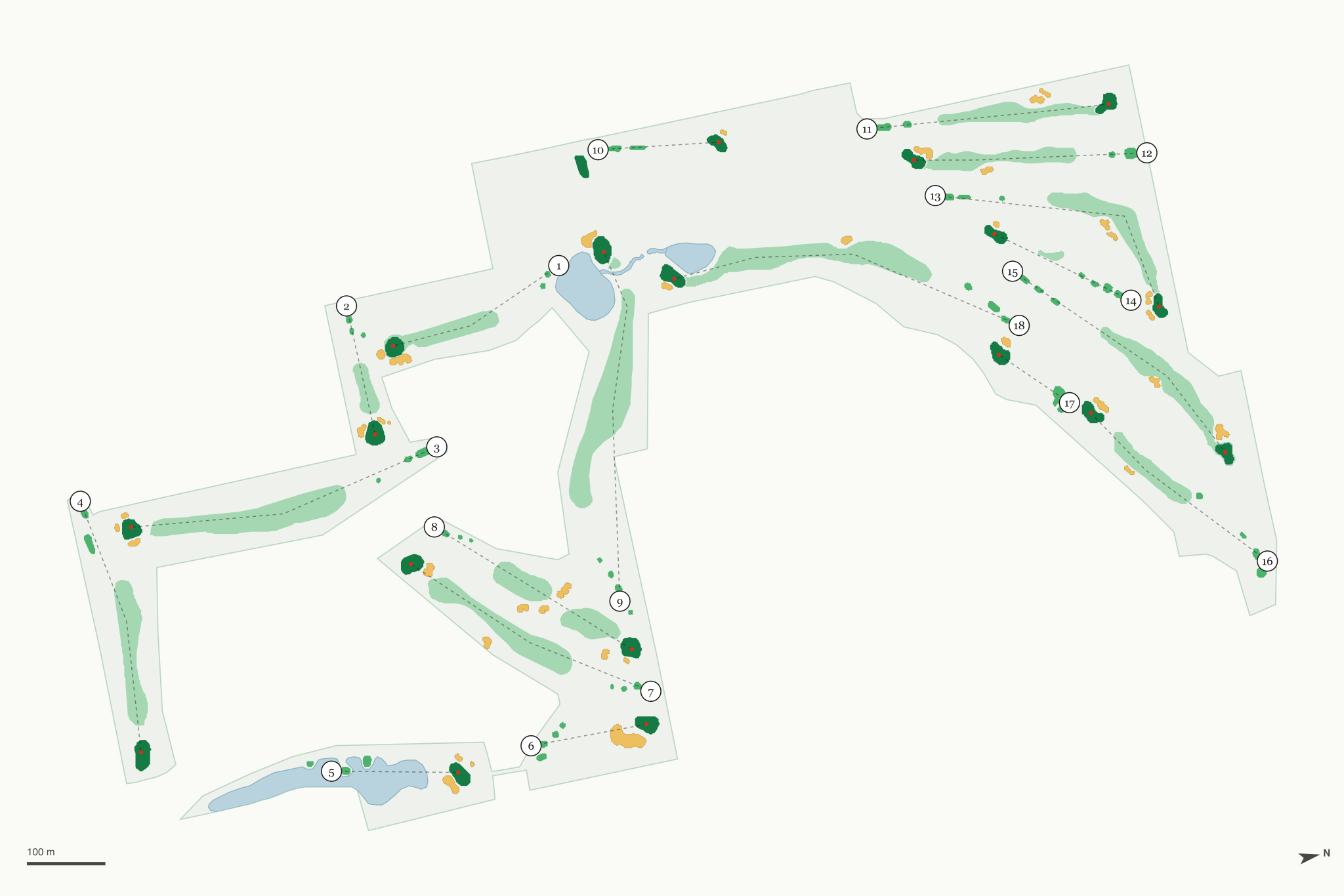 Map of The Club at Prairie Falls