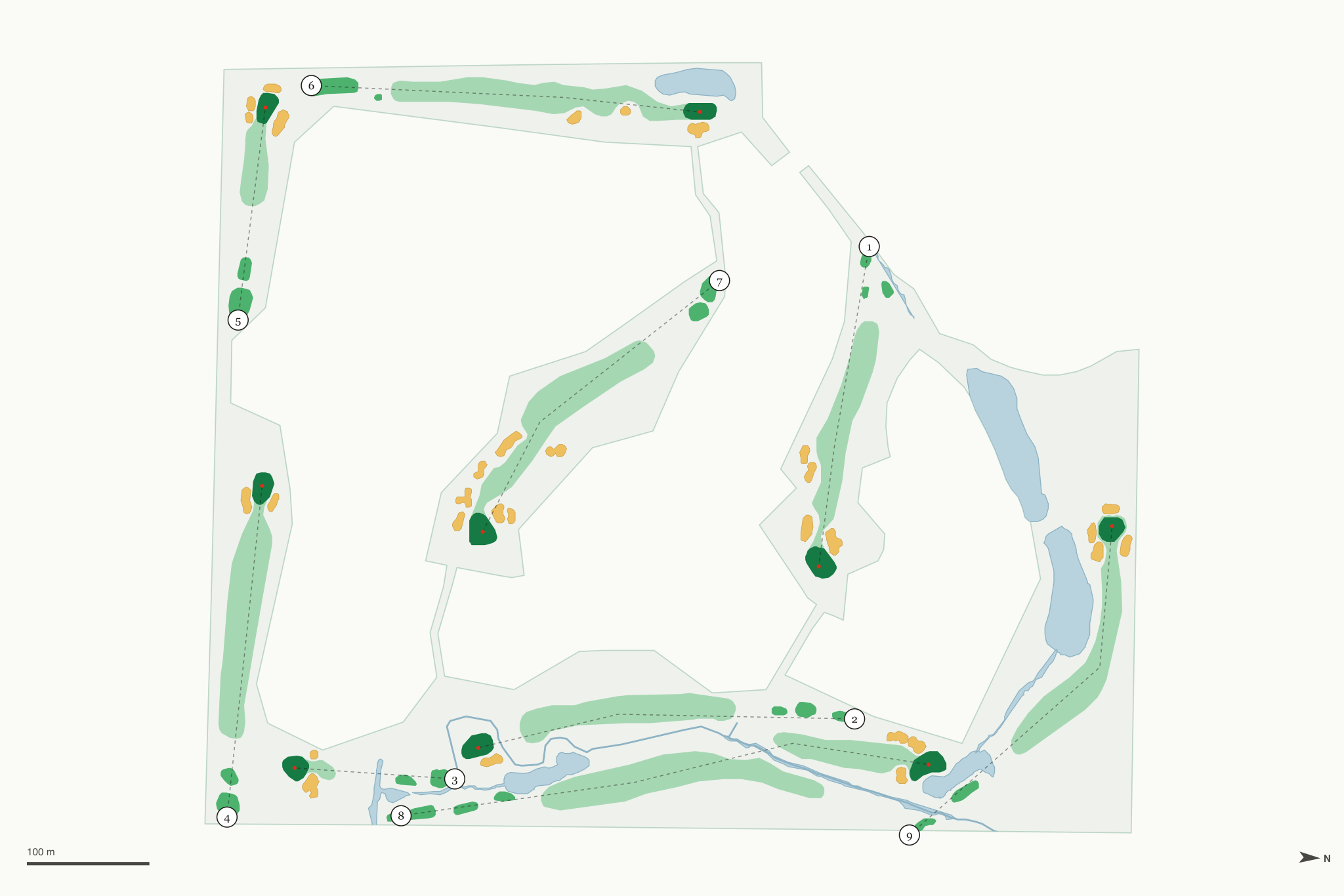 Map of Brookwood Golf Club