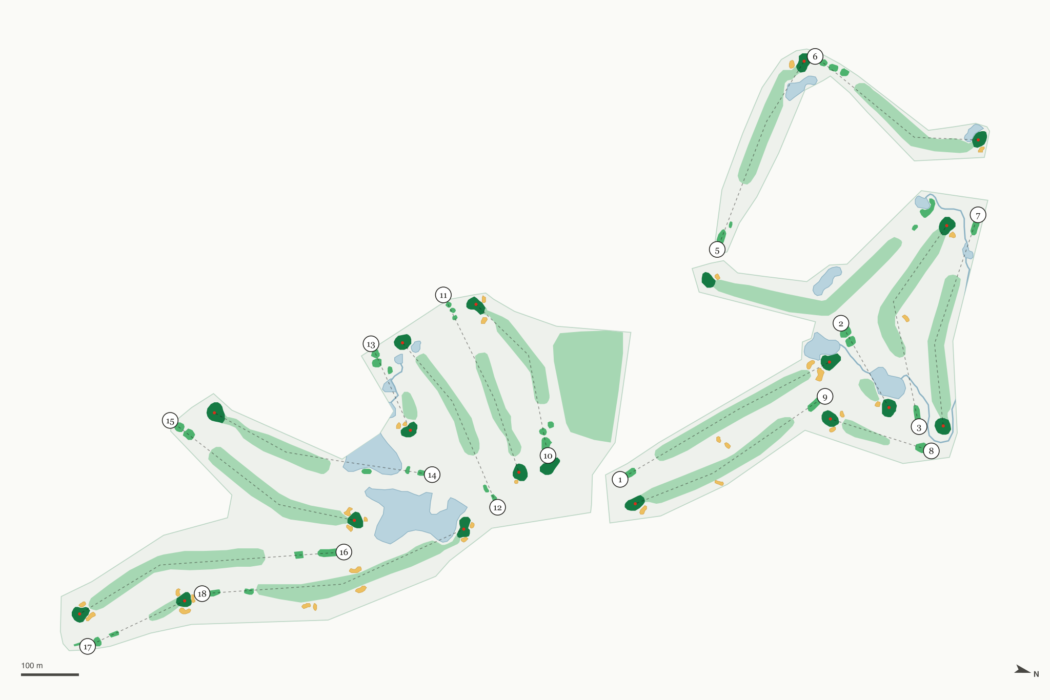 Map of Park City Golf Course