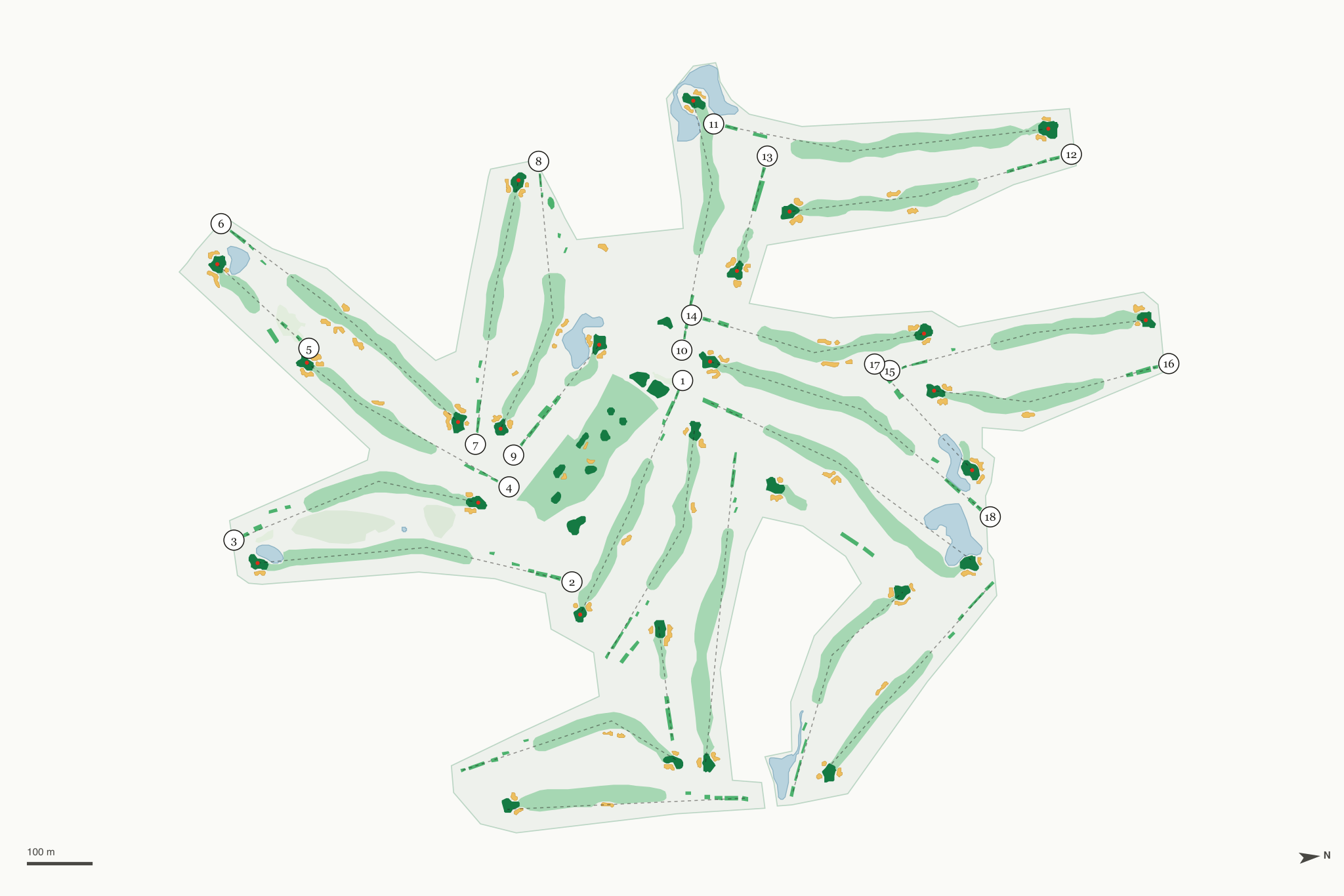 Map of Sahalee Country Club