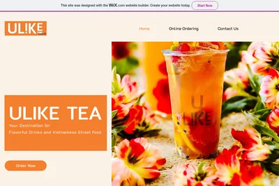 ULIKE TEA BELLAIRE website homepage