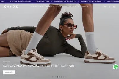 Screenshot of the Nitin homepage