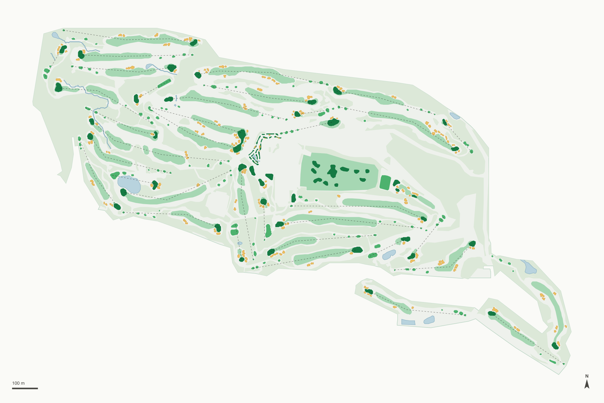 Map of The Golf Club at Newcastle