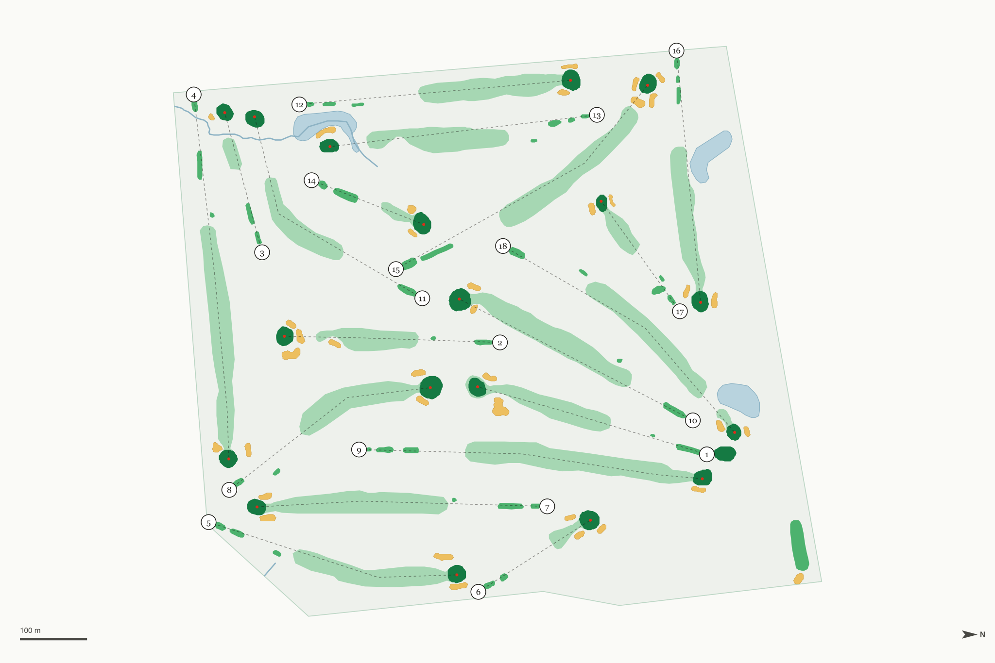 Map of Salem Hills Golf Club