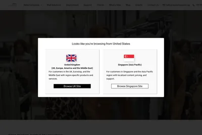 Screenshot of the Eurostop homepage