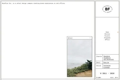 Screenshot of the Bondfire Inc. homepage
