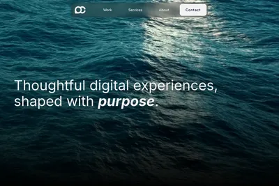 Screenshot of the Pentacove Private Limited homepage