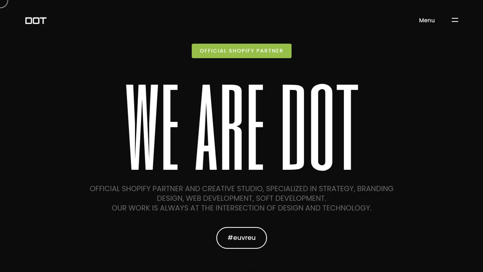 Screenshot of the DOT TEAM GROUP SRL homepage