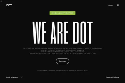Screenshot of the DOT TEAM GROUP SRL homepage