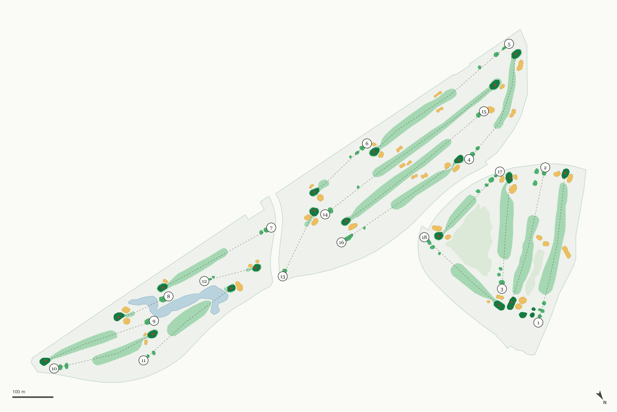 Map of Jackson Park Golf Course