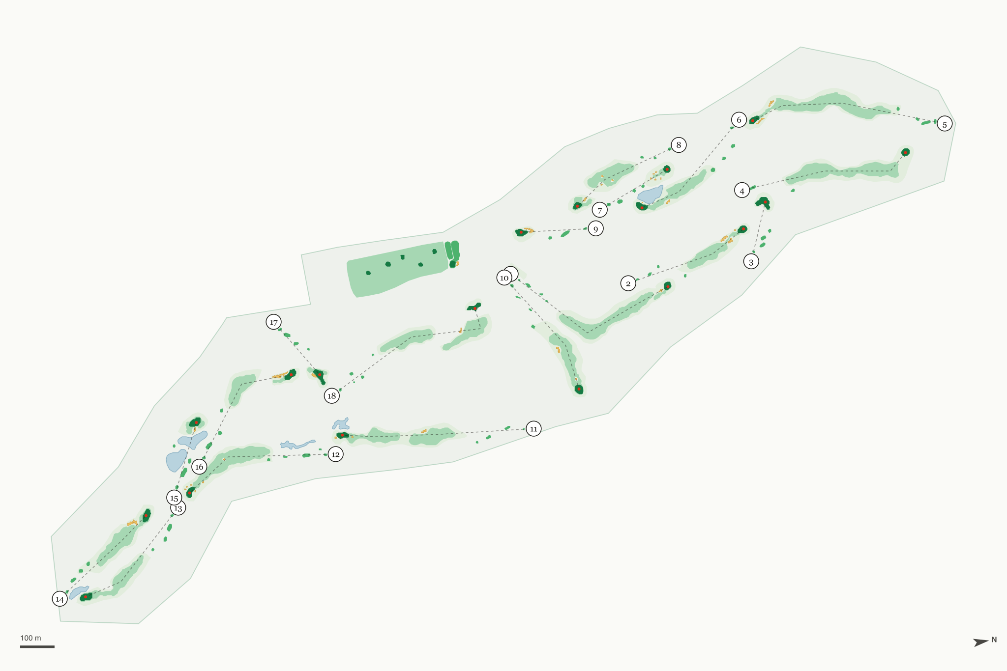 Map of Lakota Links