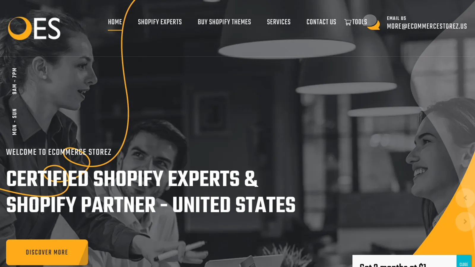 Screenshot of the CRO & Revenue Growth Experts homepage
