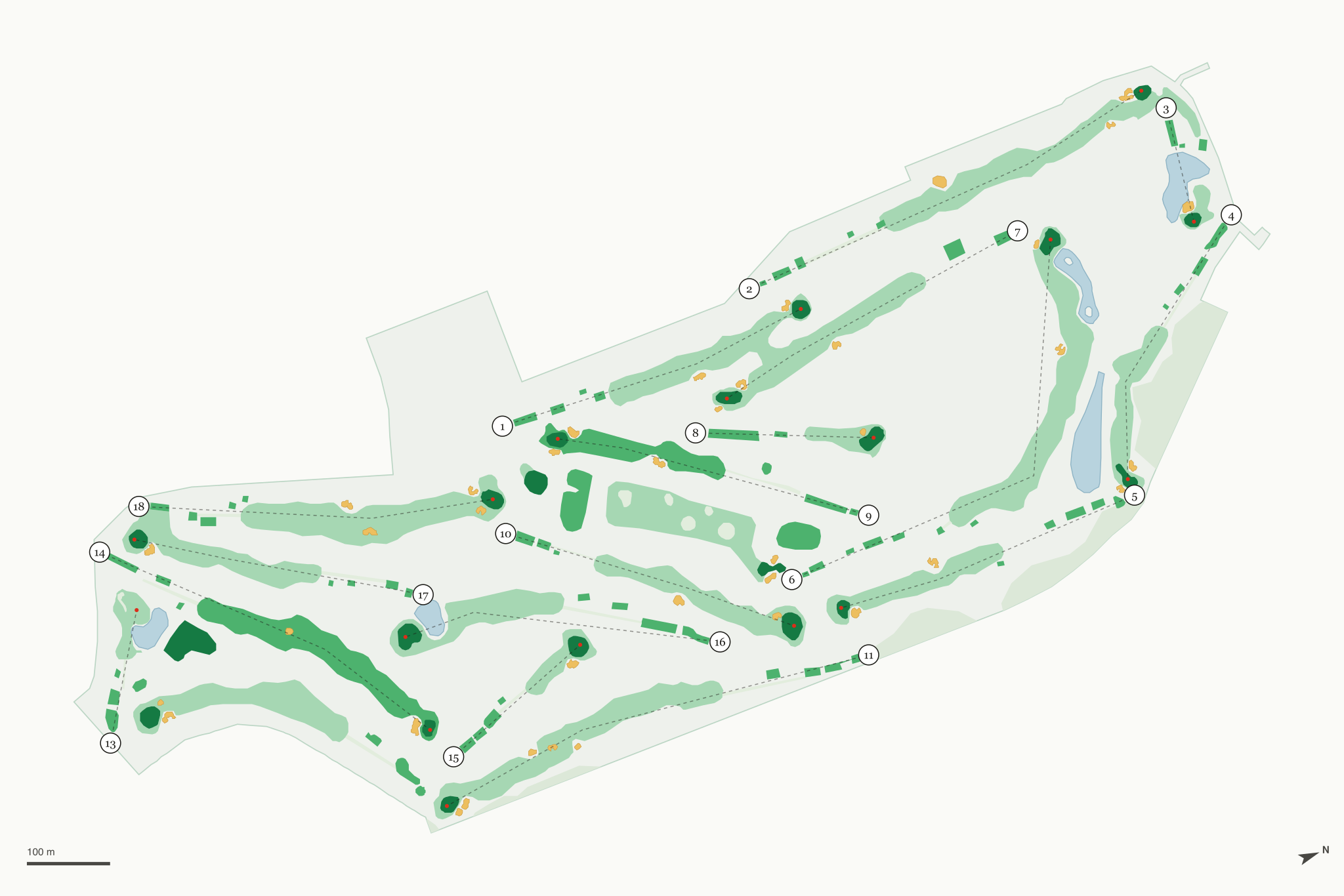 Map of Willamette Valley Country Club