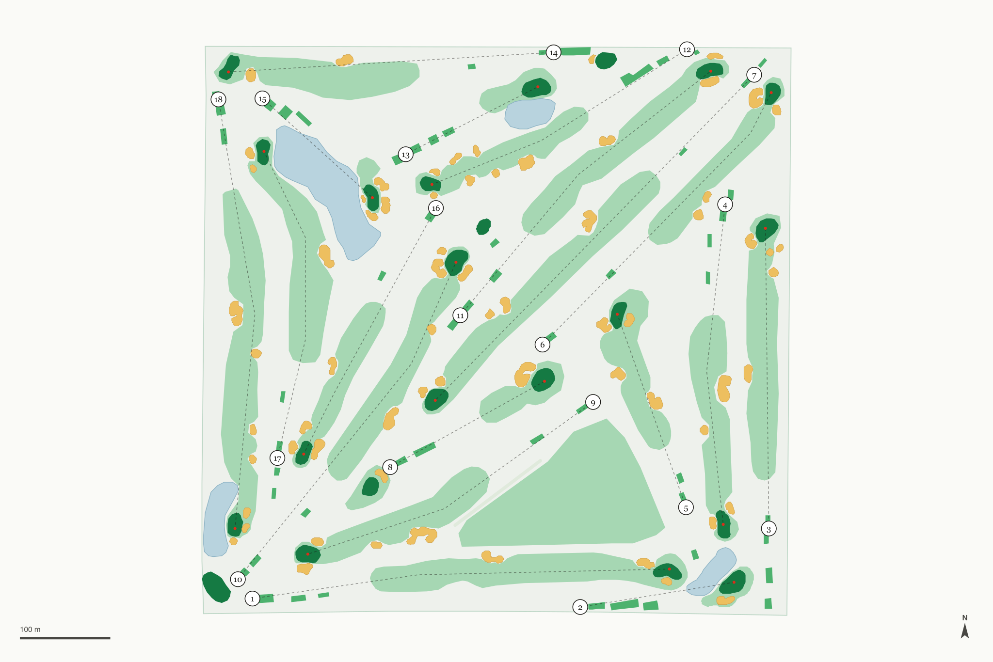 Map of Phoenix Country Club