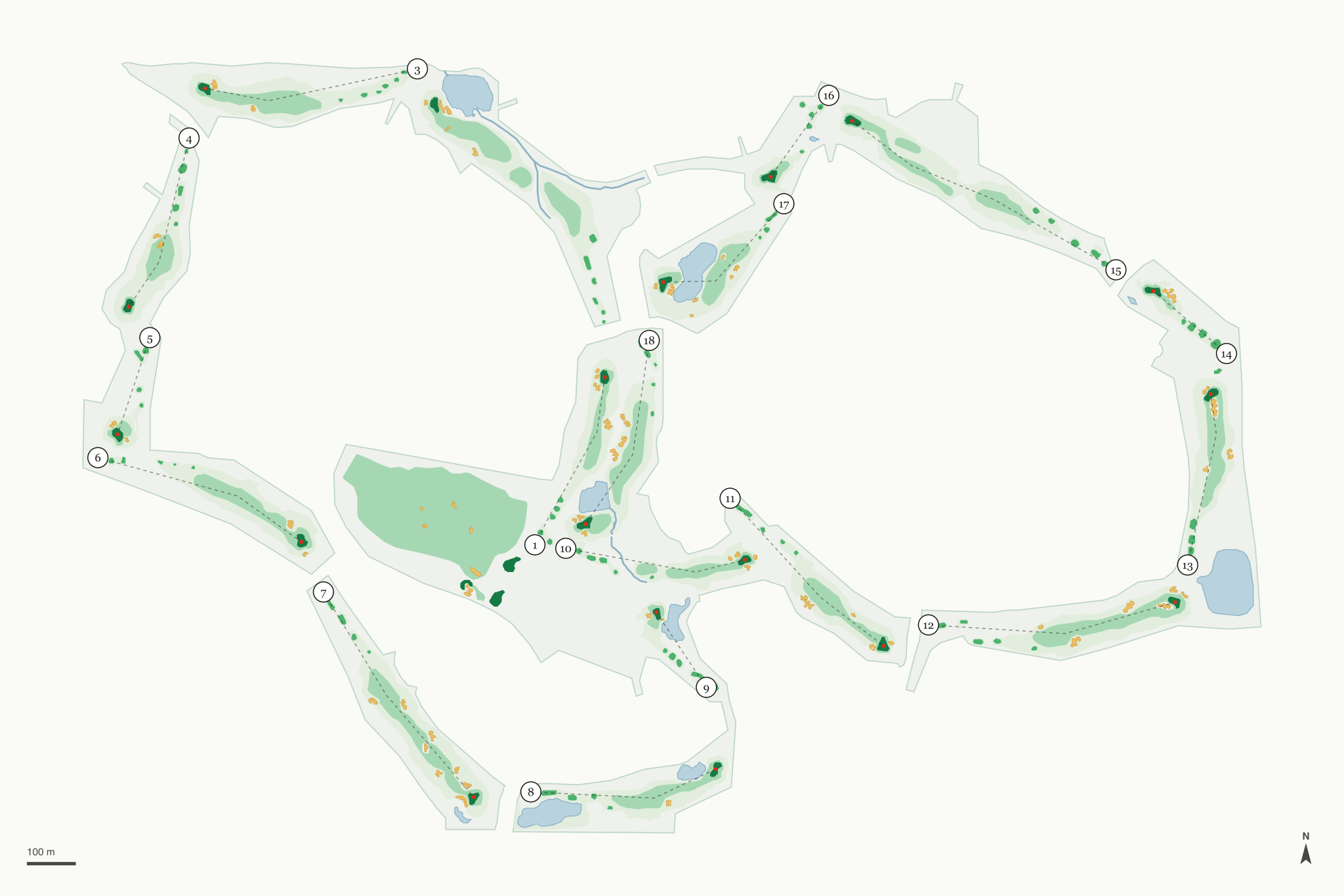 Map of Colorado National Golf Club