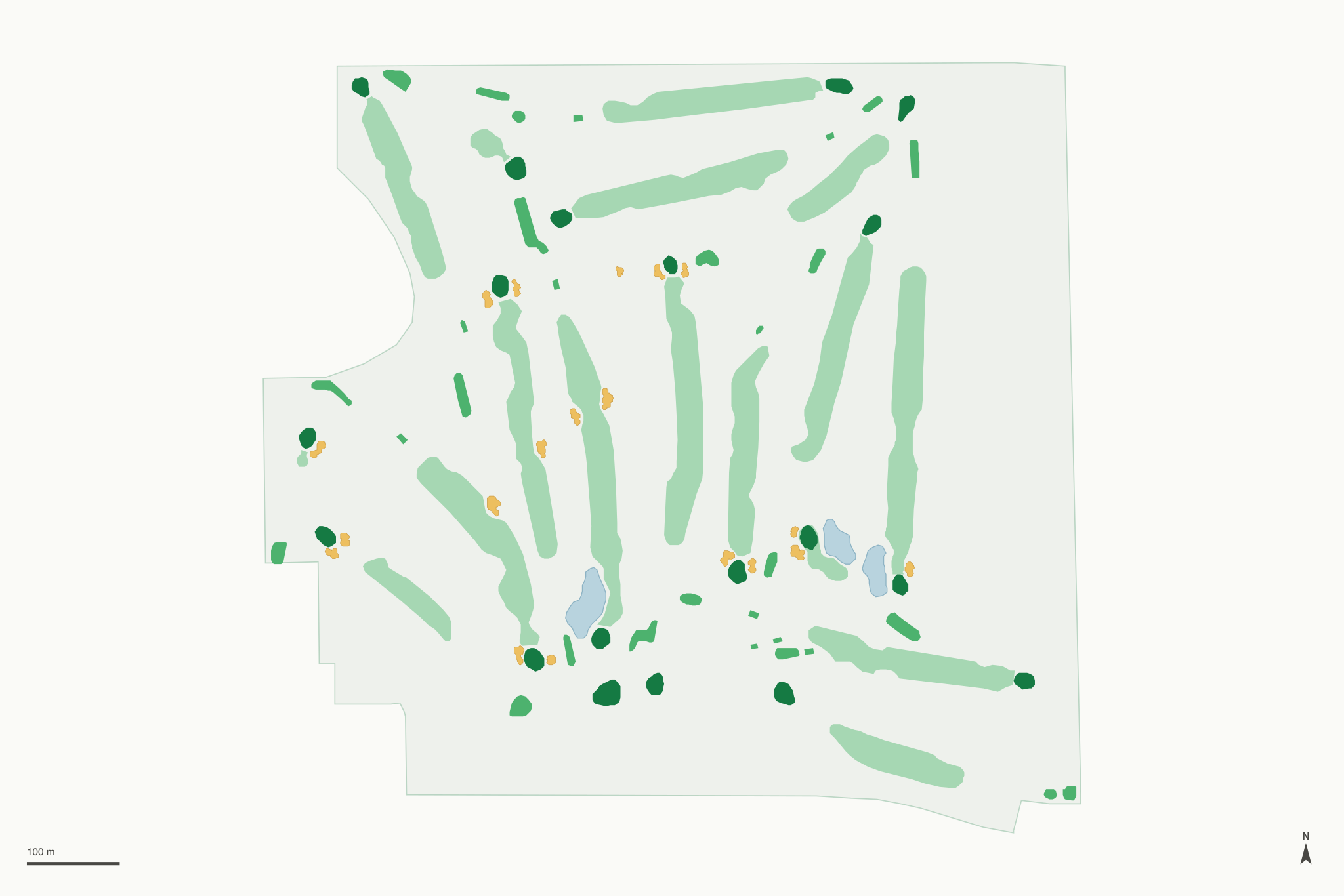 Map of Morris Park Country Club