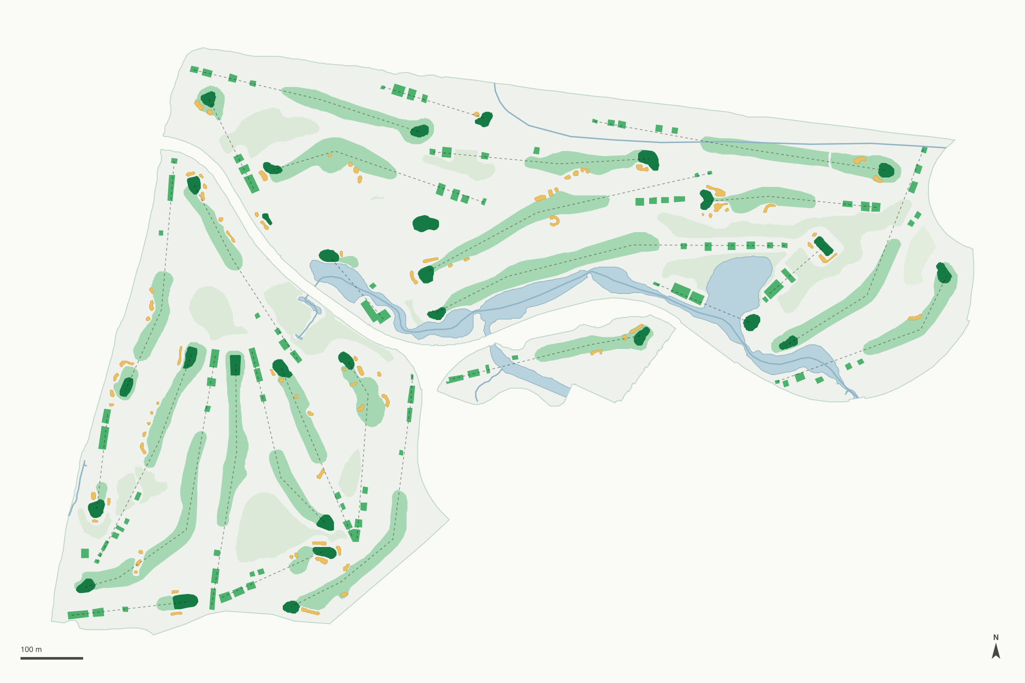 Map of Forest Park Golf Course