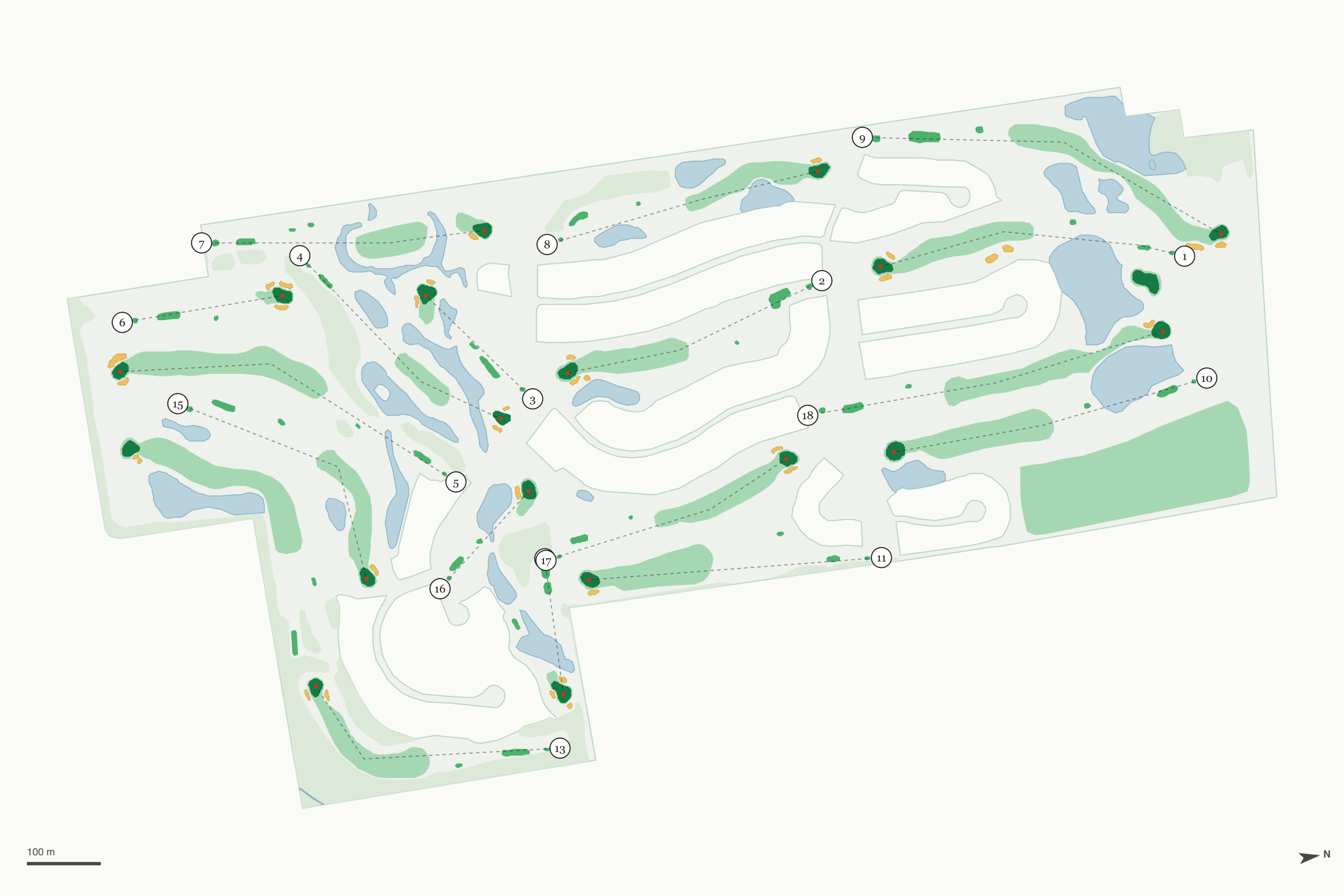 Map of Riverwood National Golf Course