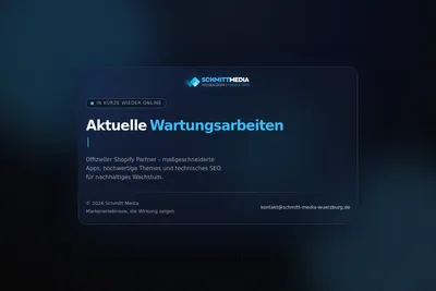 Screenshot of the SCHMITT MEDIA - WEBDESIGN & MARKETING homepage