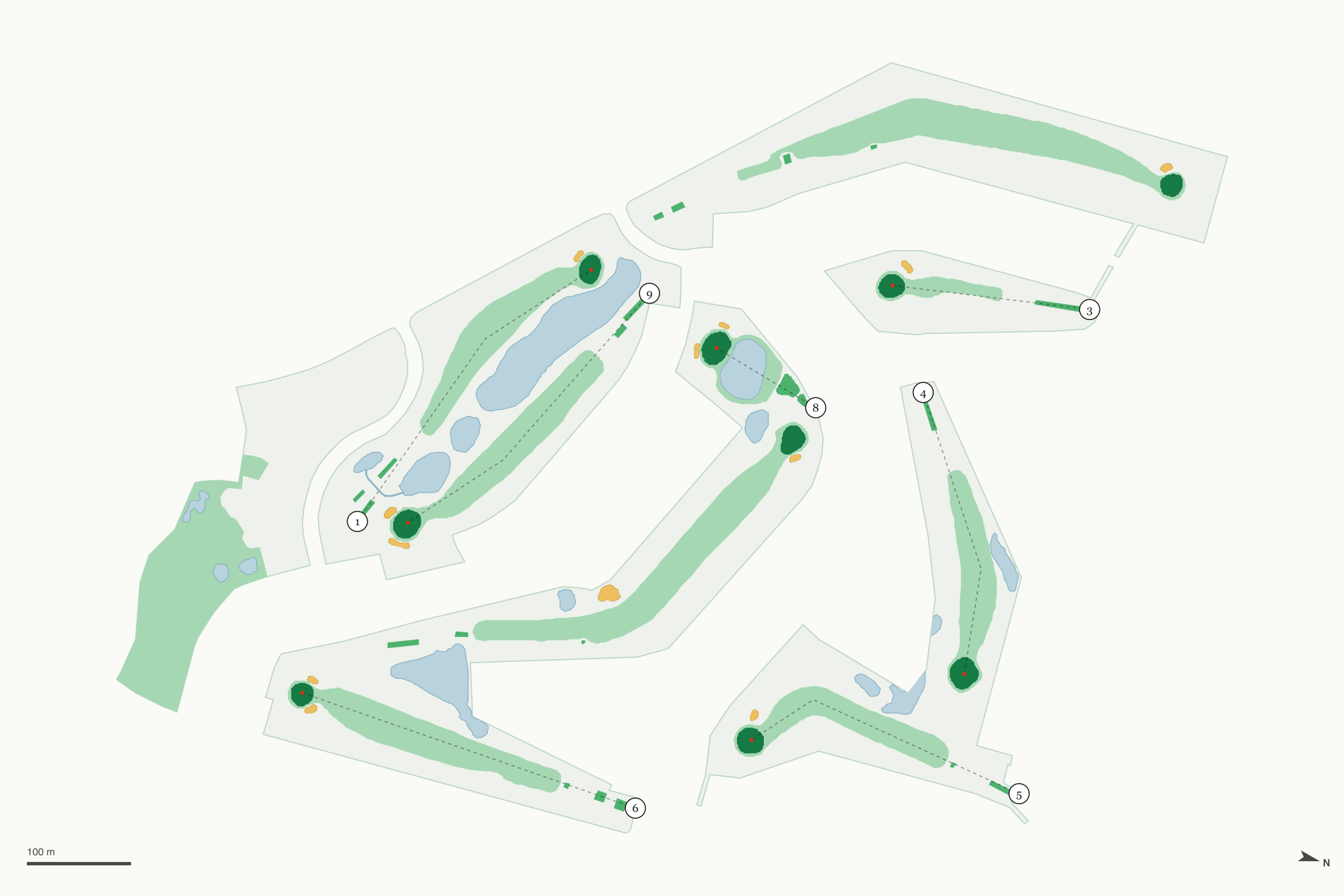 Map of Claremont Golf Club