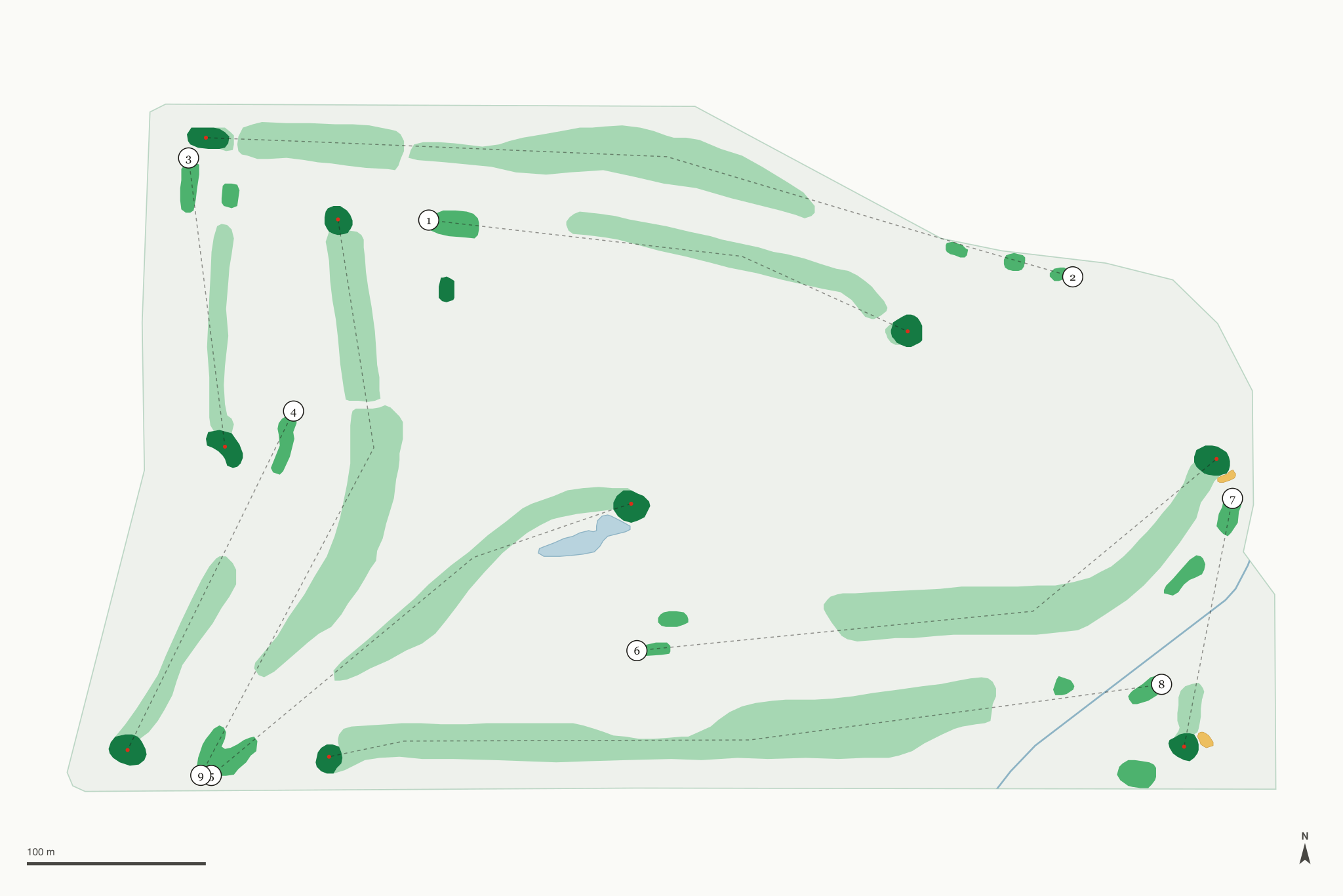 Map of Rocky Ford City Golf Course