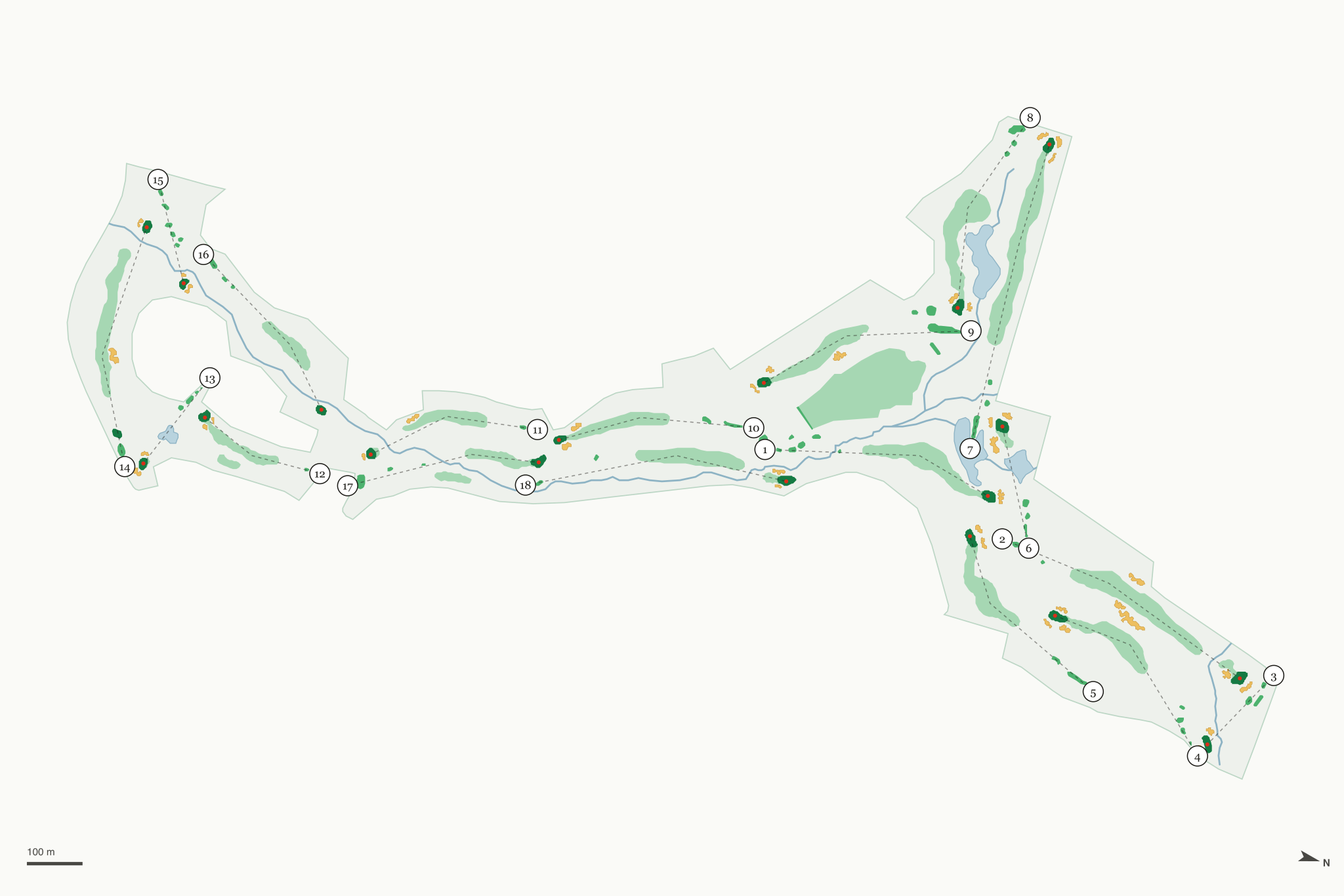 Map of Northstar Golf Course