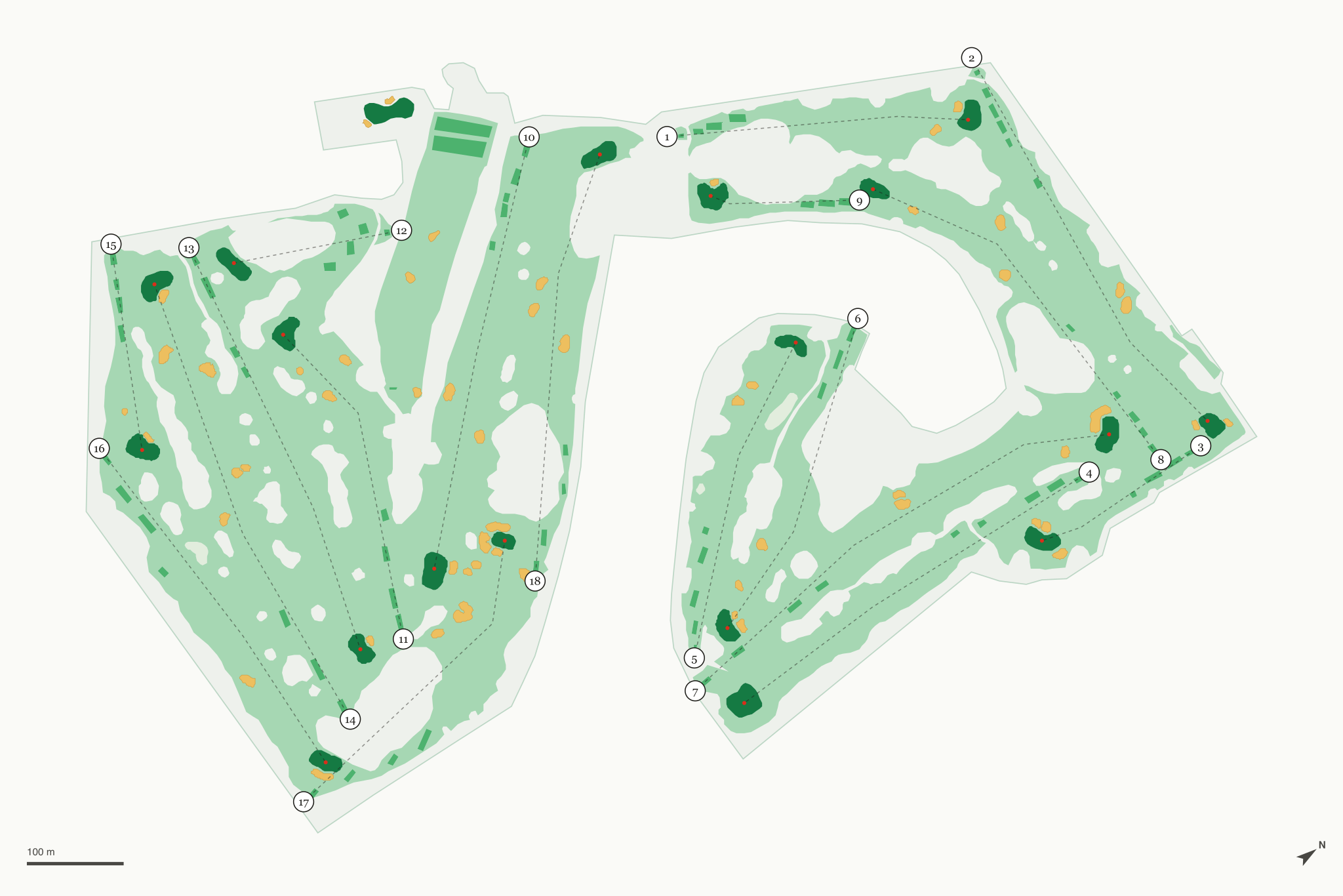 Map of Pelican Golf Club