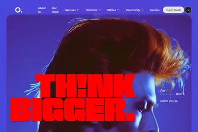 Screenshot of the Overdose. homepage