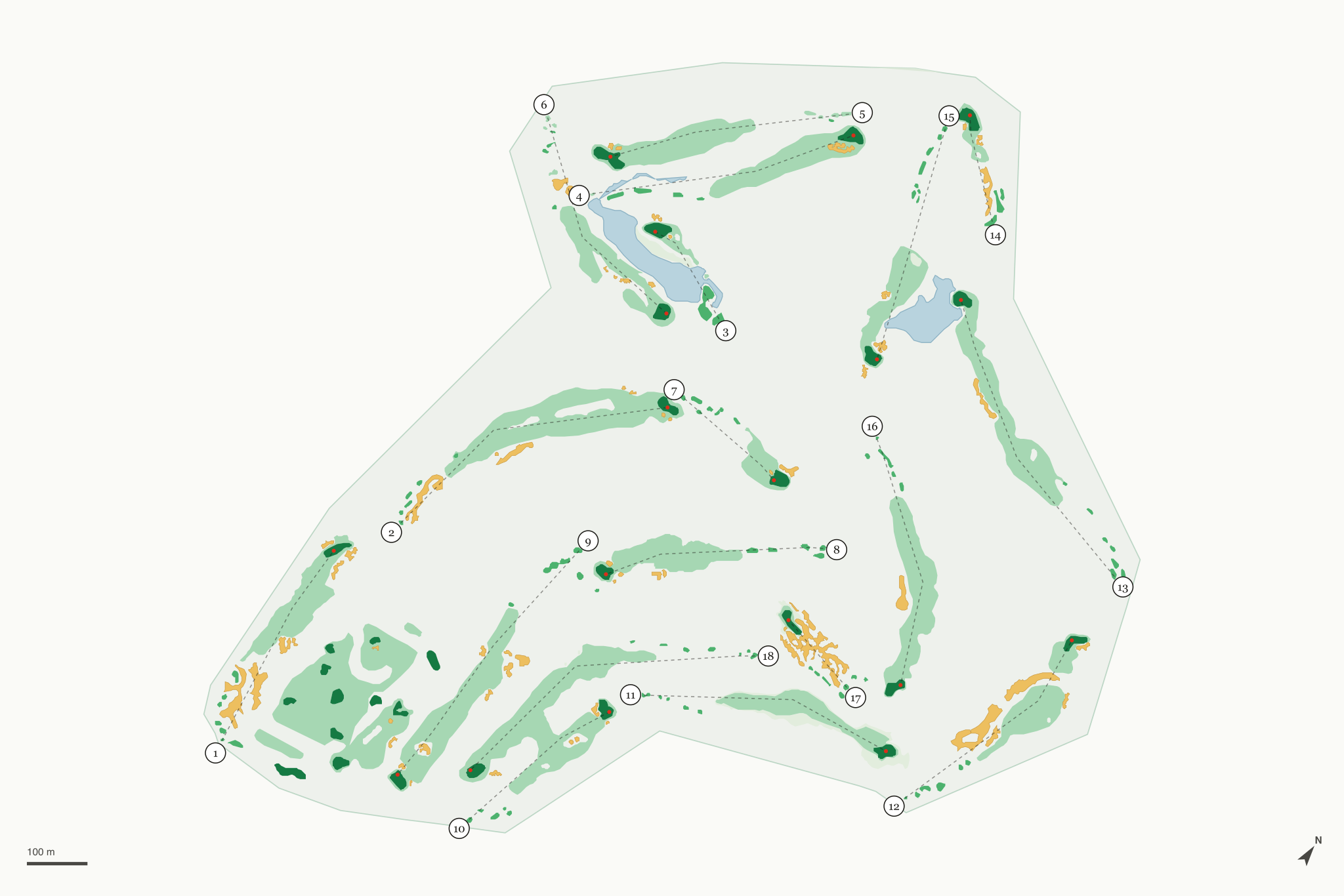 Map of Tetherow Resort