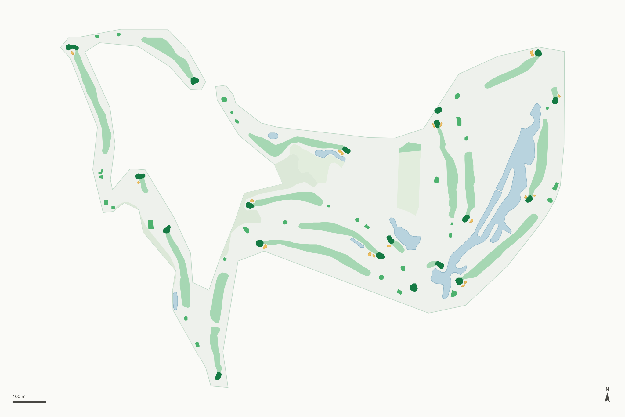 Map of The Vintage Golf Club