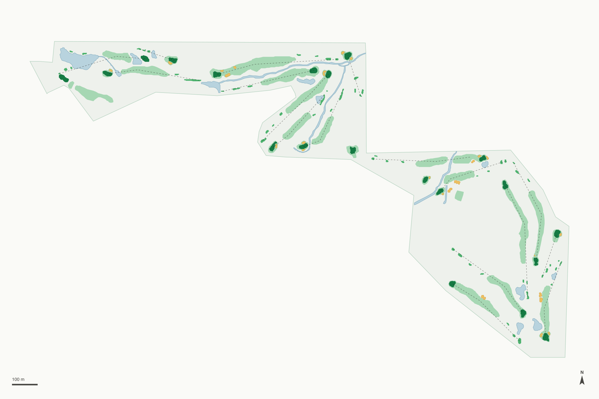 Map of Bear Creek Valley Golf Club