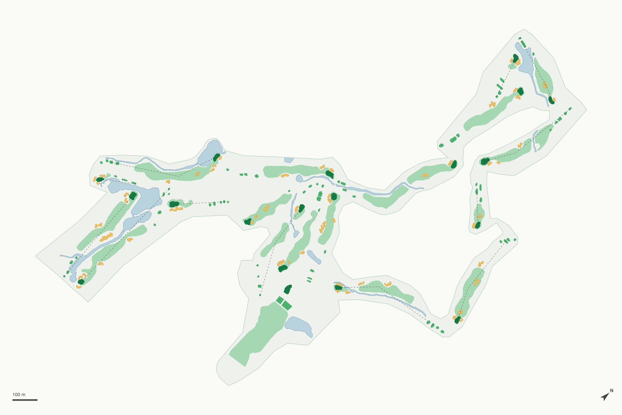 Map of Darkhorse Golf Course