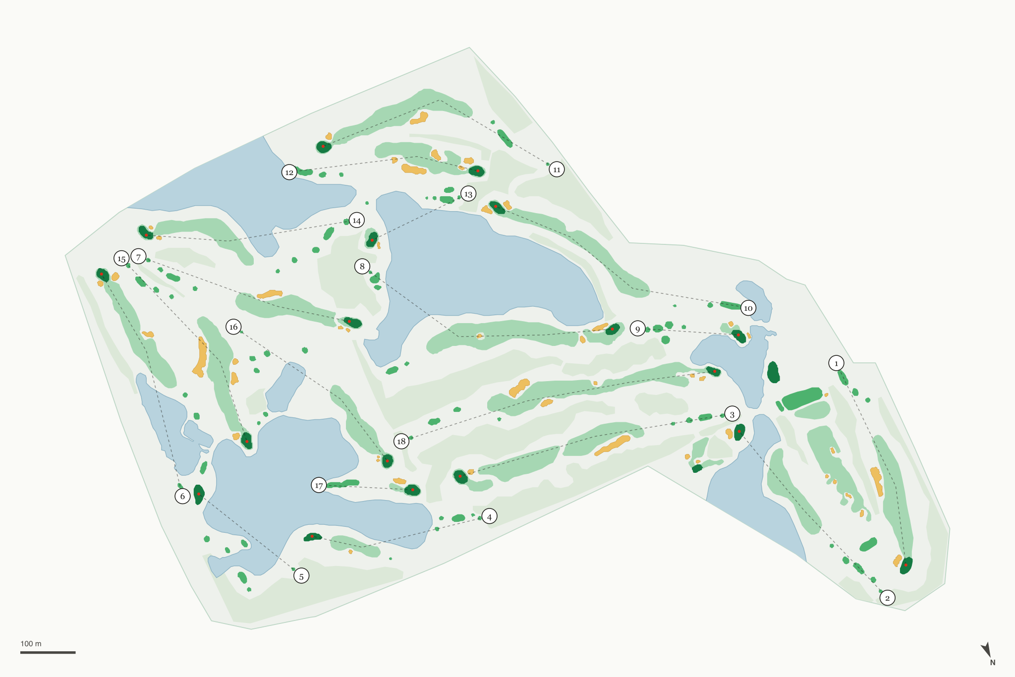 Map of Stonewall Orchard Golf Club