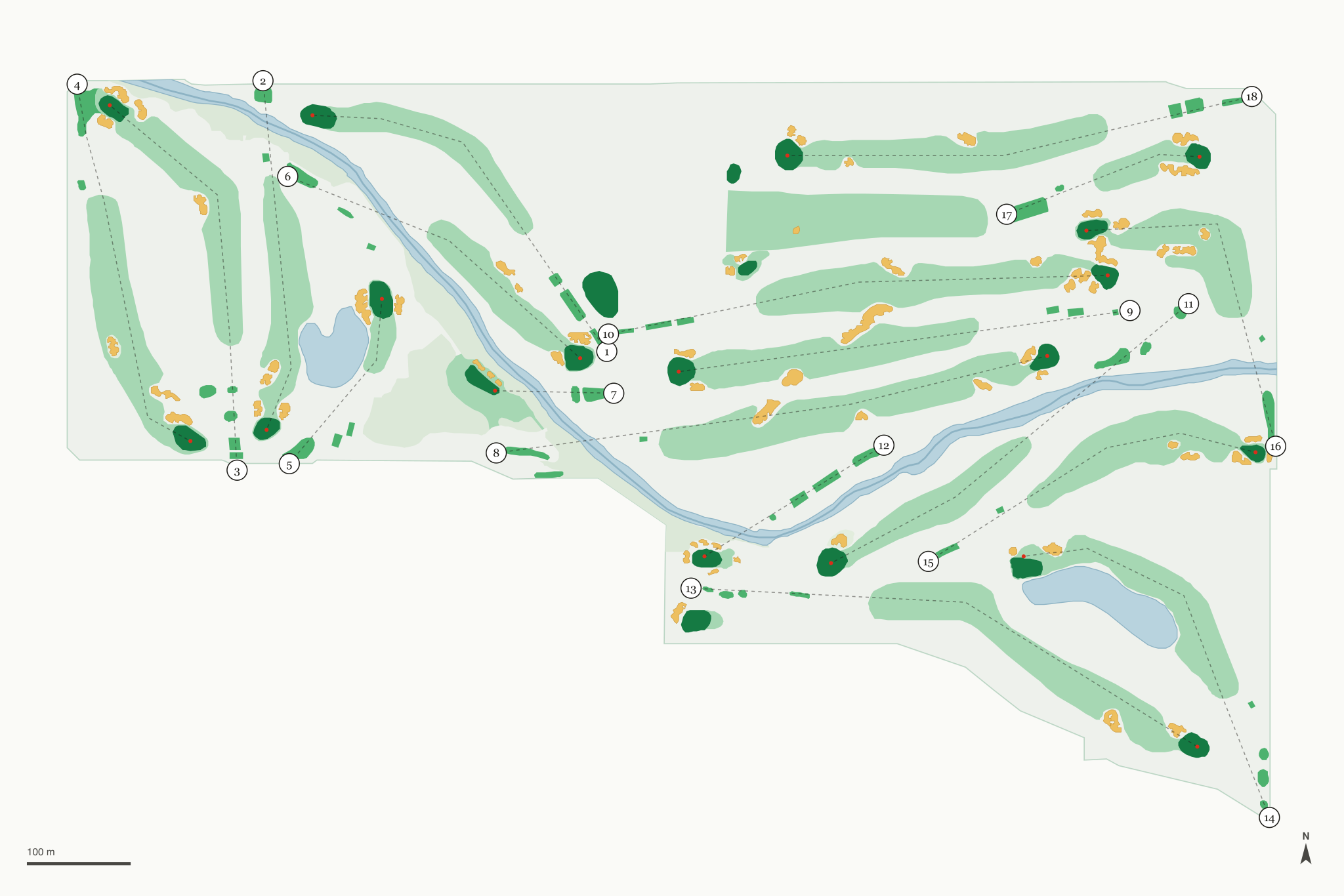 Map of Denver Country Club