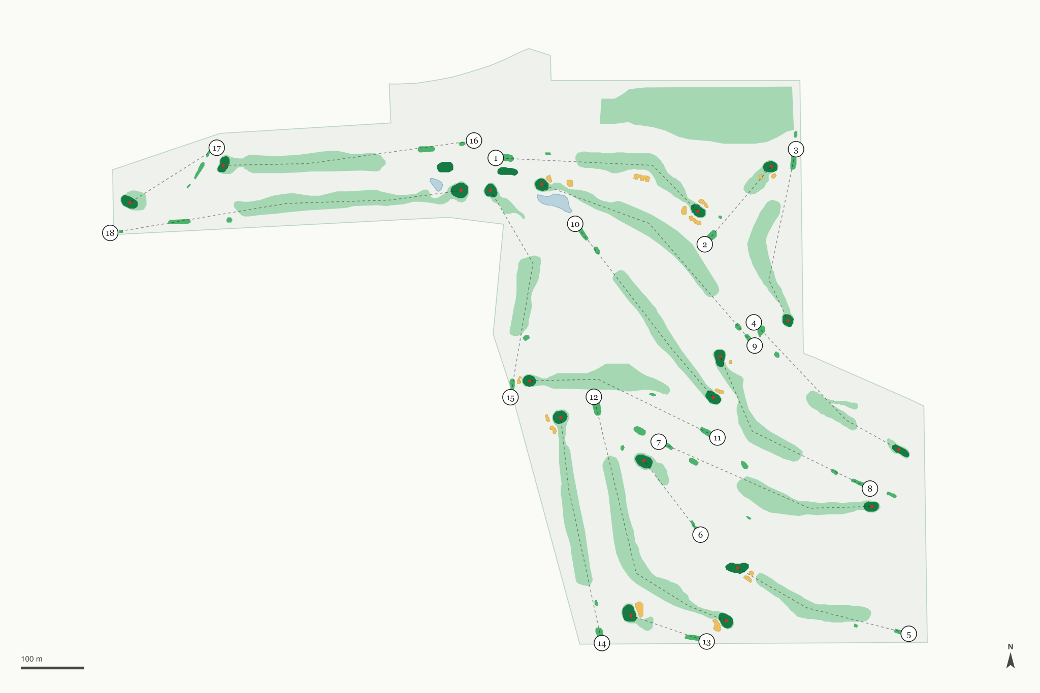Map of River Falls Golf Club