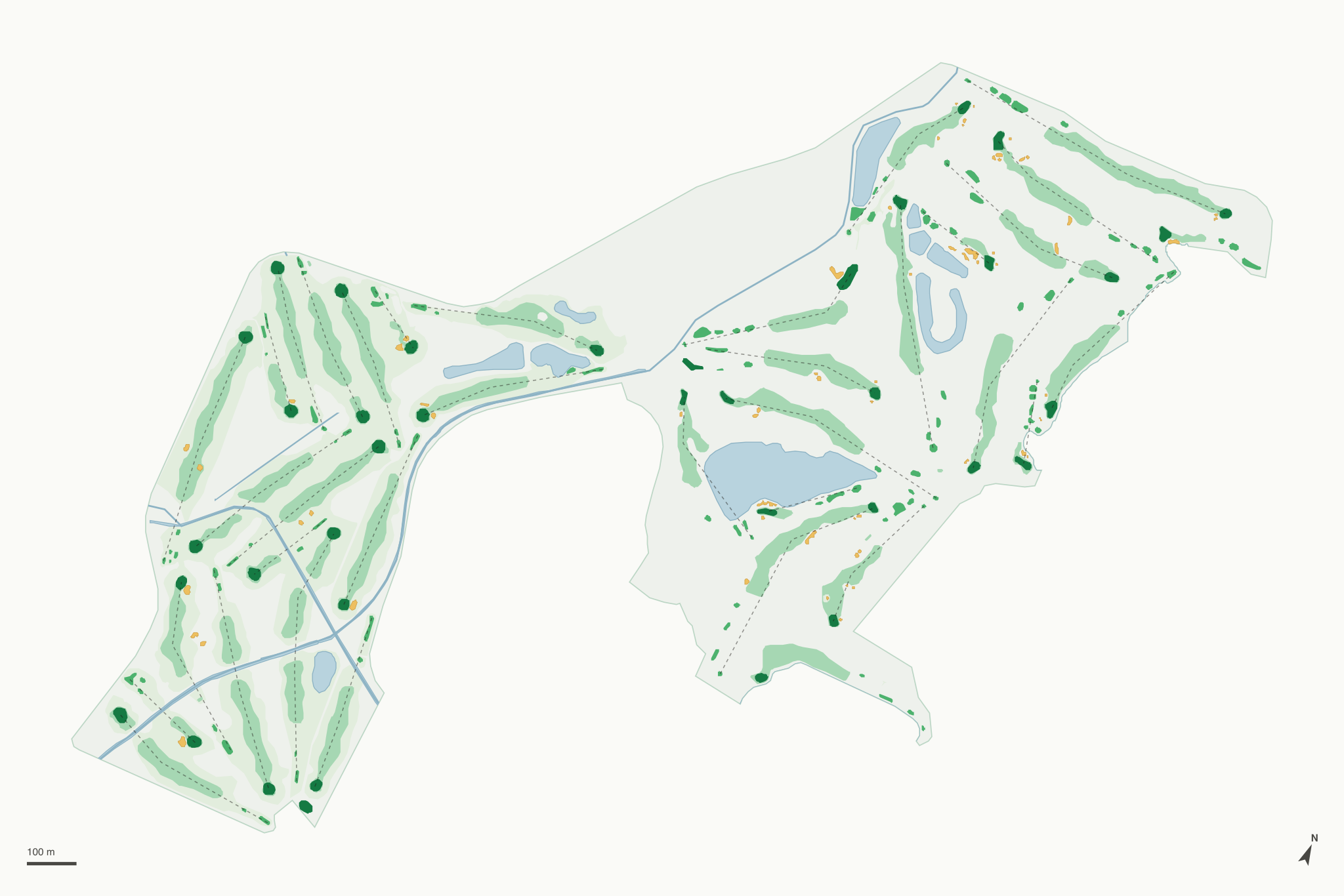 Map of Riverdale Golf Courses