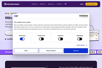Screenshot of the PDQ Logistics Ltd. homepage