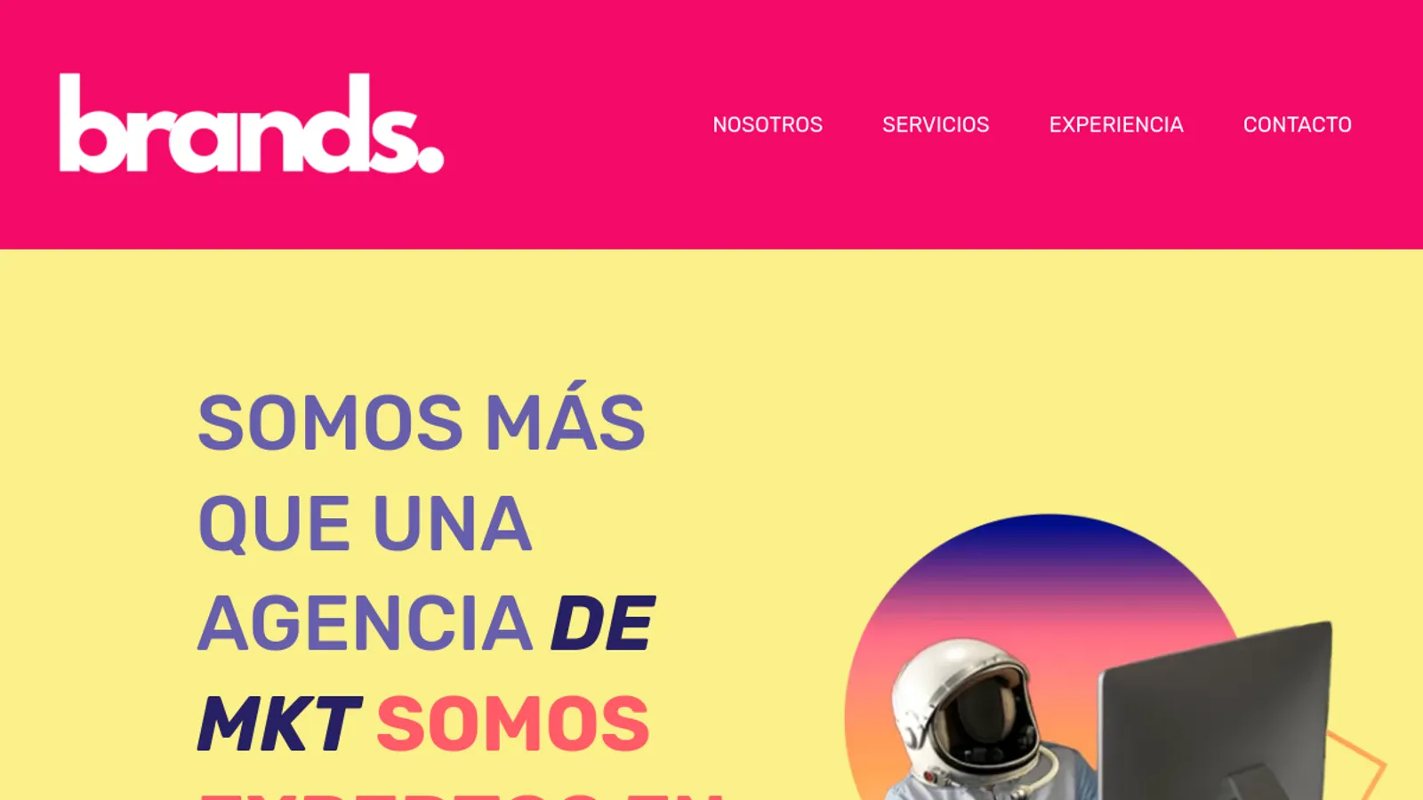 Screenshot of the DEV TECH - BRANDS - 305 homepage