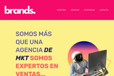 Screenshot of the DEV TECH - BRANDS - 305 homepage