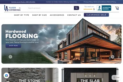 Screenshot of the Store Creations & Marketing Experts homepage
