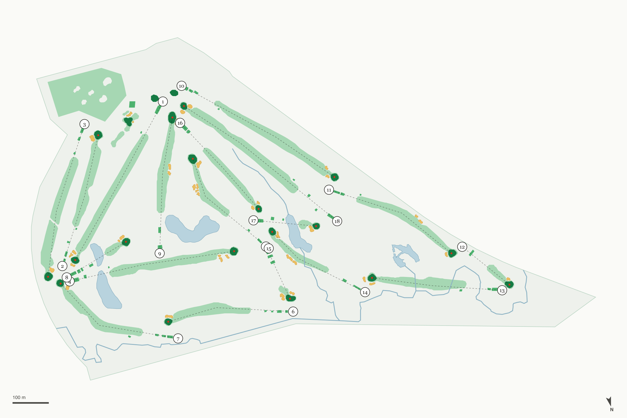 Map of Sierra View Country Club