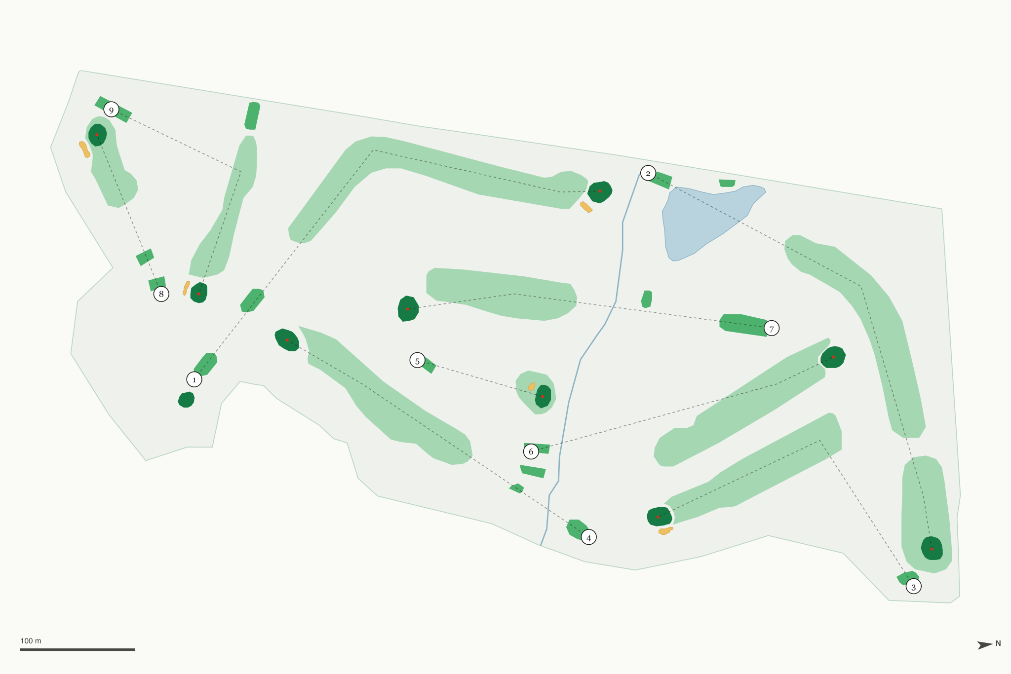 Map of Perryville Country Club