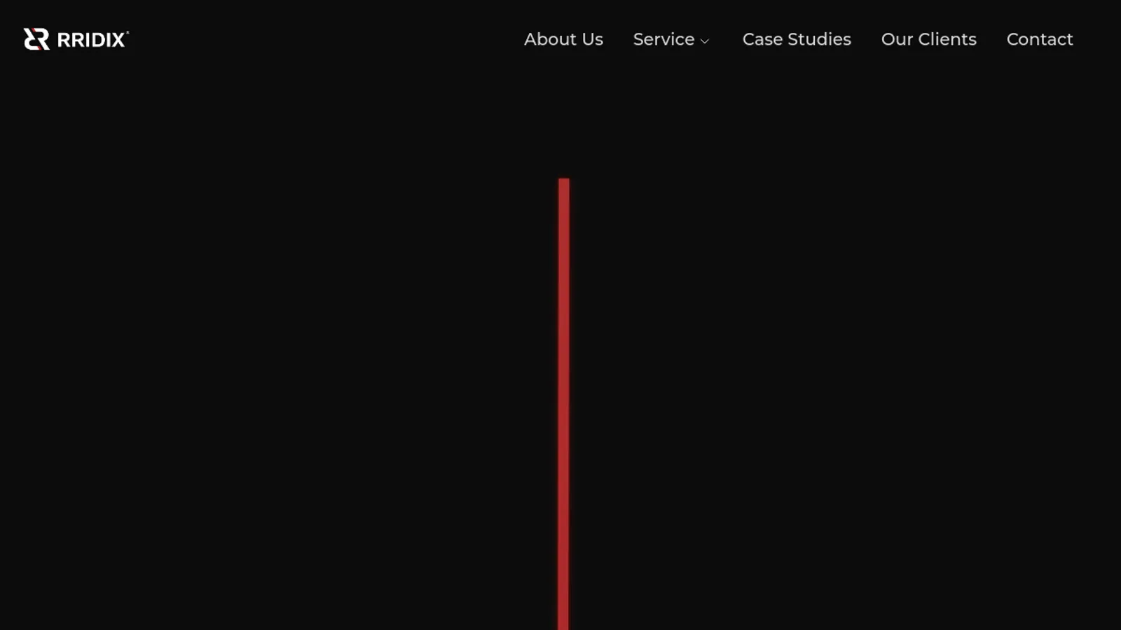 Screenshot of the RRIDIX MEDIA PRIVATE LIMITED homepage