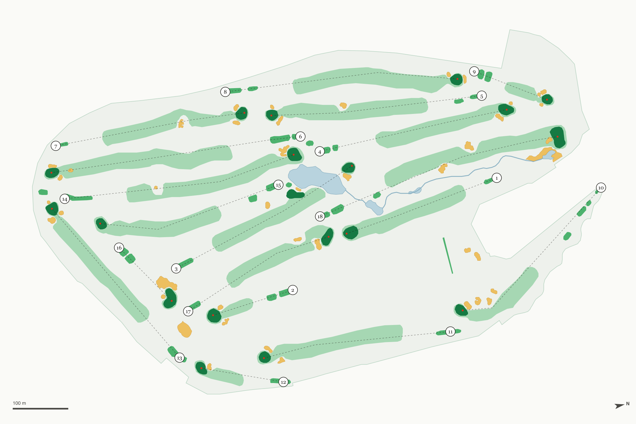 Map of Arizona Biltmore Golf Club