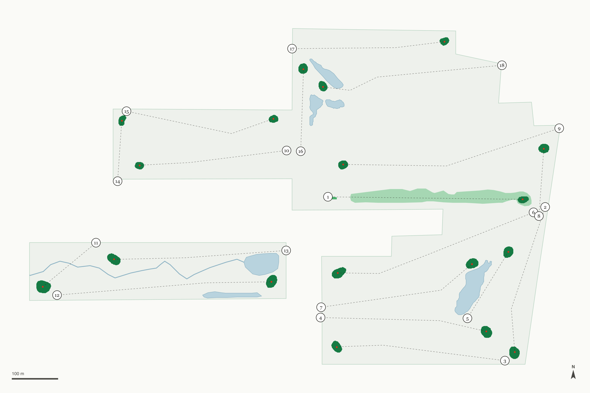 Map of Lakeside Golf Course