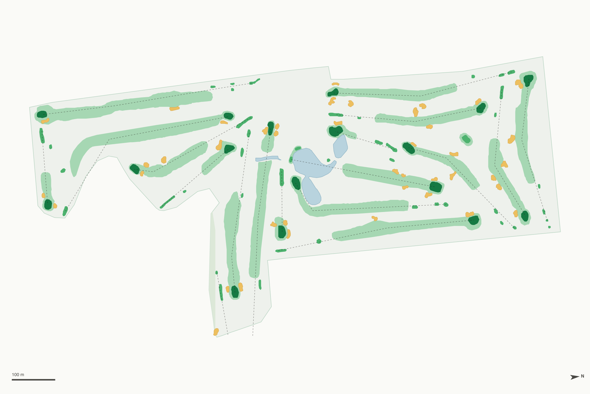 Map of Deer Park Golf Club